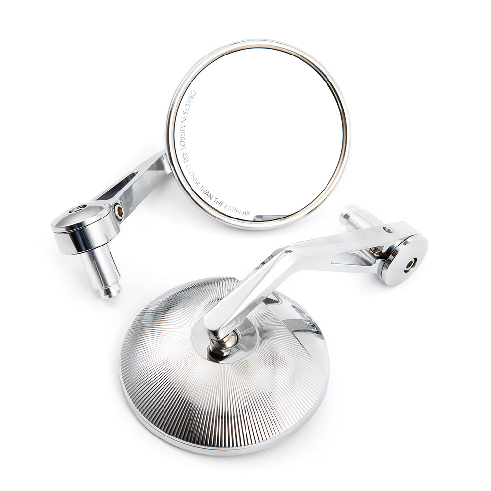 Evomosa Motorcycle Chrome Conv - Mirror Handlebar Convex recension och pris