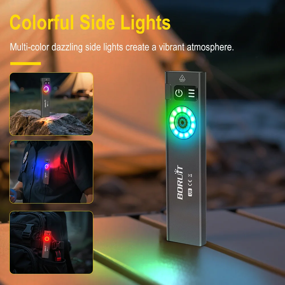 BORUiT U8 650LM EDC LED Flashl - Cycling To Work recension och pris