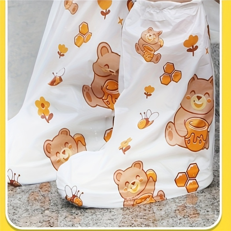 10pc Bear Cartoon Printed Shoe - Cycling Commute Shoes recension och pris