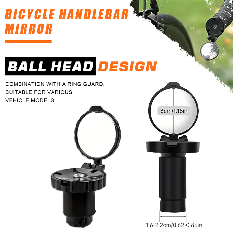 NPY 2026Bicycle Mini Handlebar - Mirror Handlebar Convex recension och pris