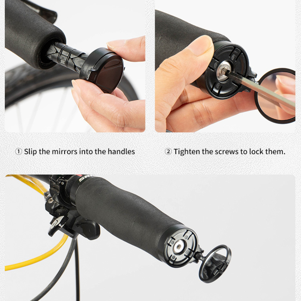 Adjustable Bike Handlebar Rear - Mirror Handlebar Convex recension och pris