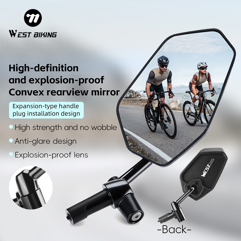 WEST BIKING HD Anti-glare Conv - Mirror Handlebar Convex recension och pris