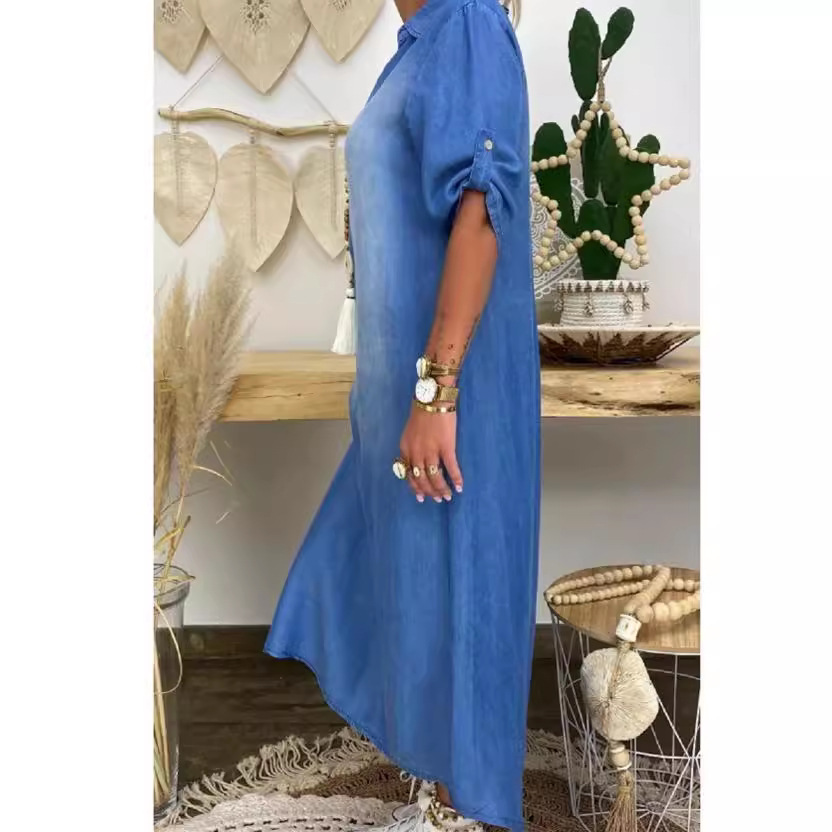 Loose Women's Denim Dress Wash - Cycling Commute Outfit recension och pris
