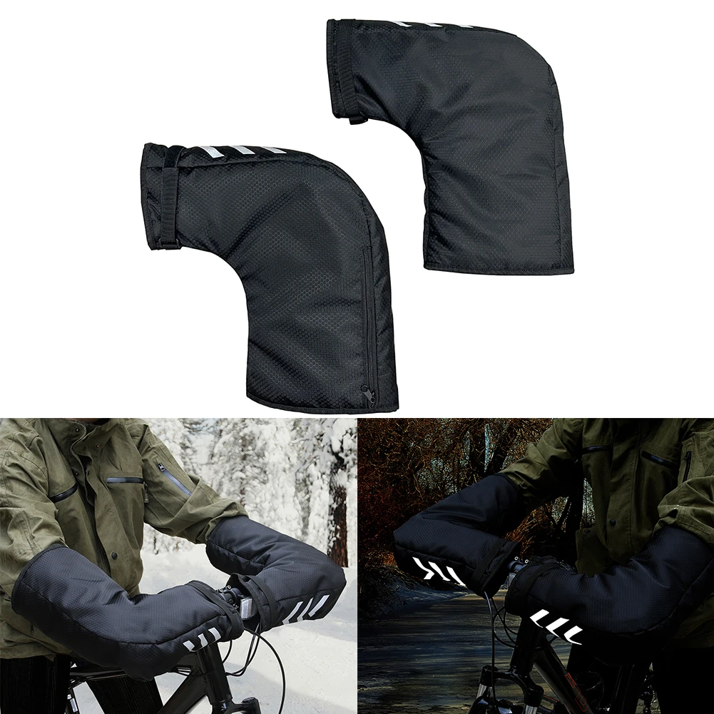 Reflective Handlebar Mittens 1 - Commuting On Mountain Bike recension och pris