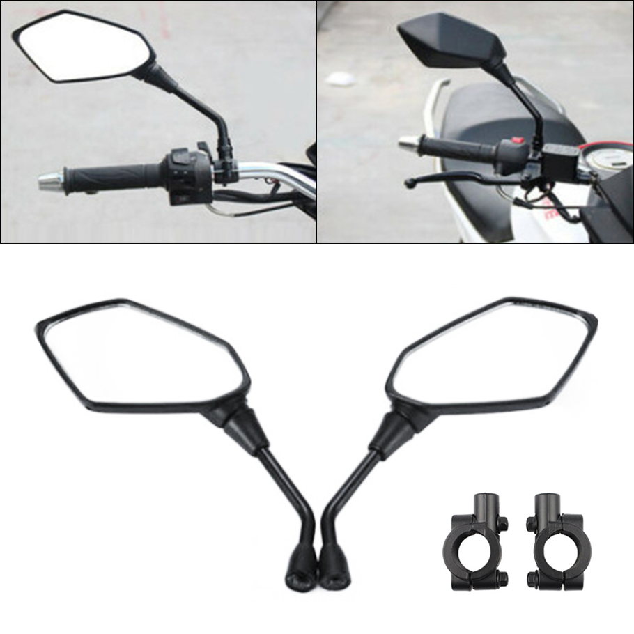 2Pcs Universal Motorcycle Conv - Mirror Handlebar Convex recension och pris