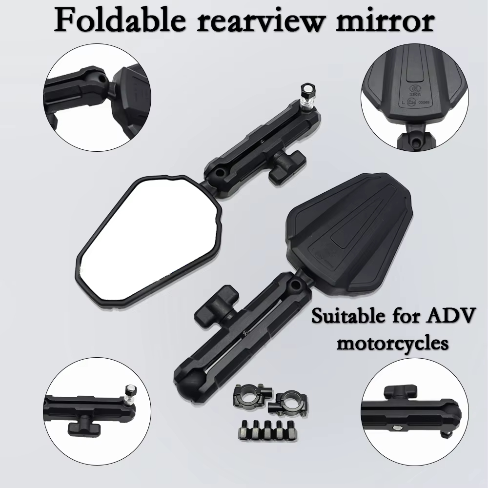 Motorcycle Side Mirrors Convex - Mirror Handlebar Convex recension och pris